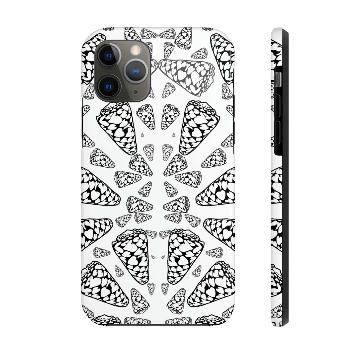 Heart Cone Shell Kaleidoscope Tough Phone Cases, Case-Mate