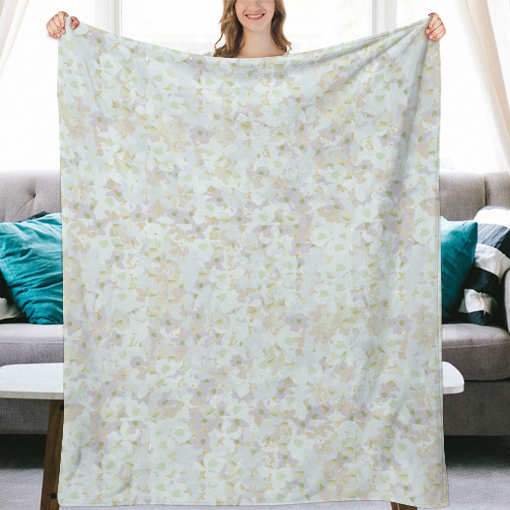 Ultra-Soft Ginger Flannel Blanket 30in. x 40in.