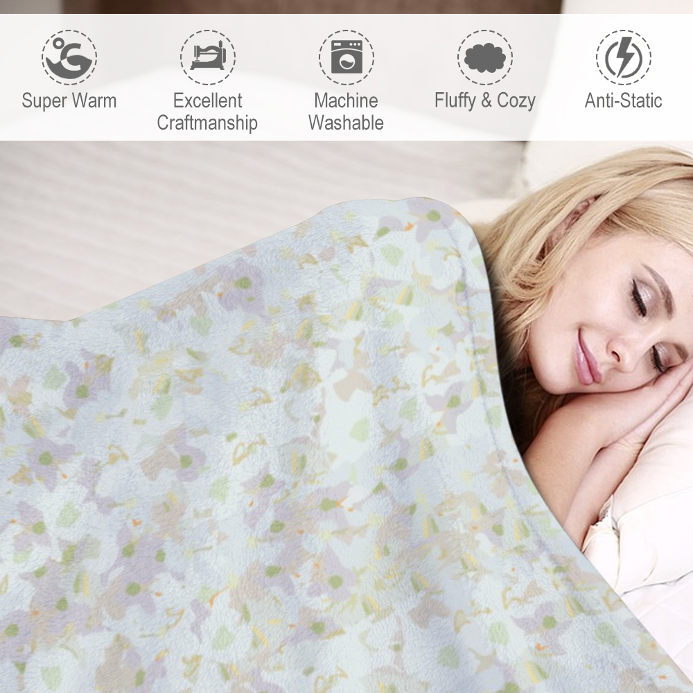 Ultra-Soft Ginger Flannel Blanket 30in. x 40in.