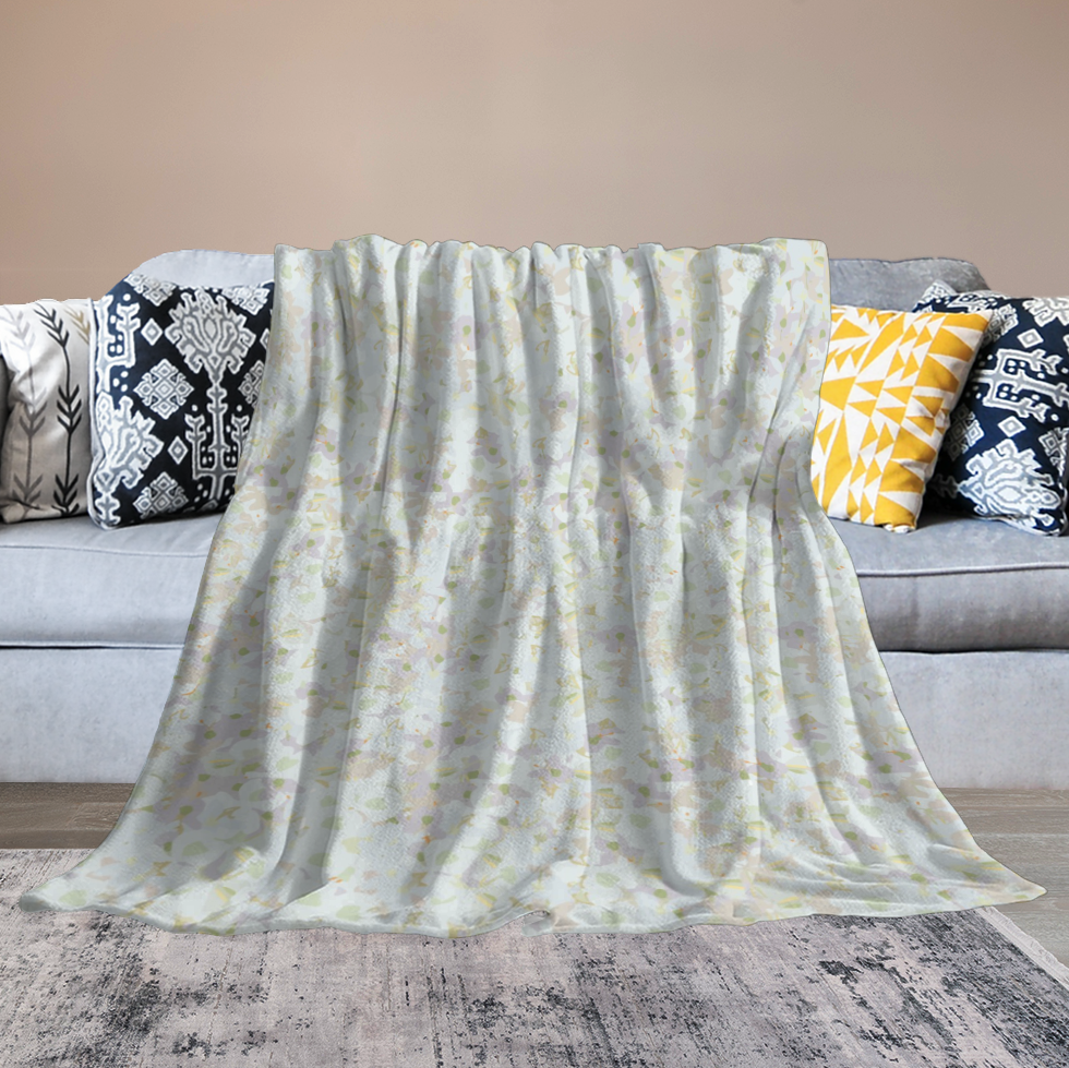 Ultra-Soft Ginger Flannel Blanket 30in. x 40in.