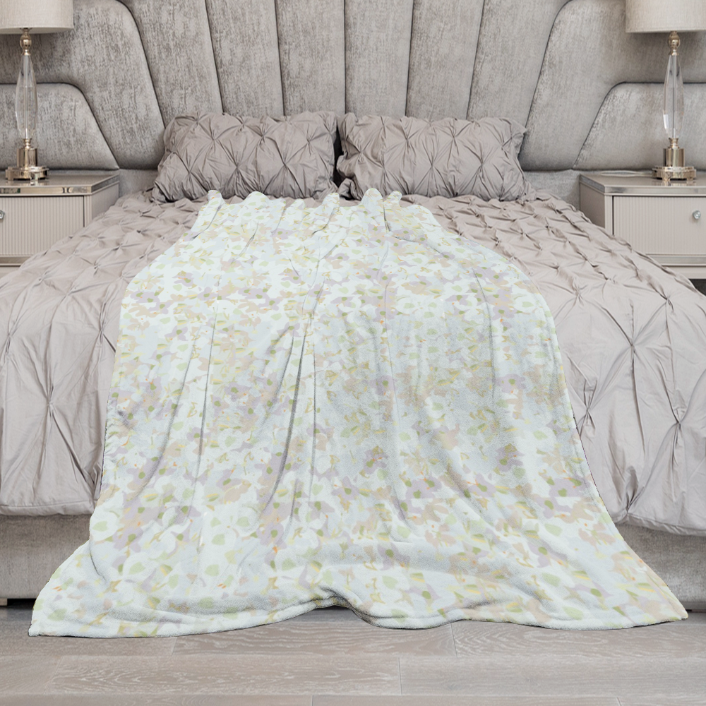 Ultra-Soft Ginger Flannel Blanket 30in. x 40in.
