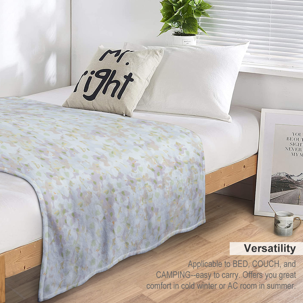 Ultra-Soft Ginger Flannel Blanket 30in. x 40in.