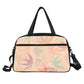 Tropical Floral Tote And Cross-body Travel Gym Bag