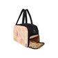 Tropical Floral Tote And Cross-body Travel Gym Bag