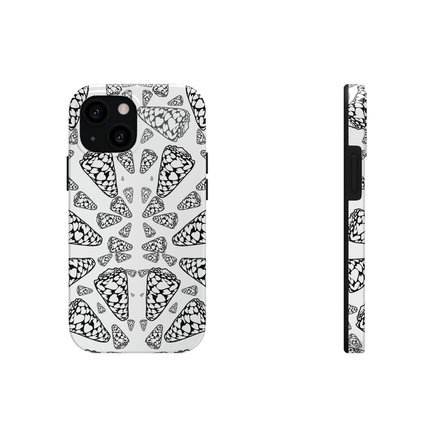 Heart Cone Shell Kaleidoscope Tough Phone Cases, Case-Mate