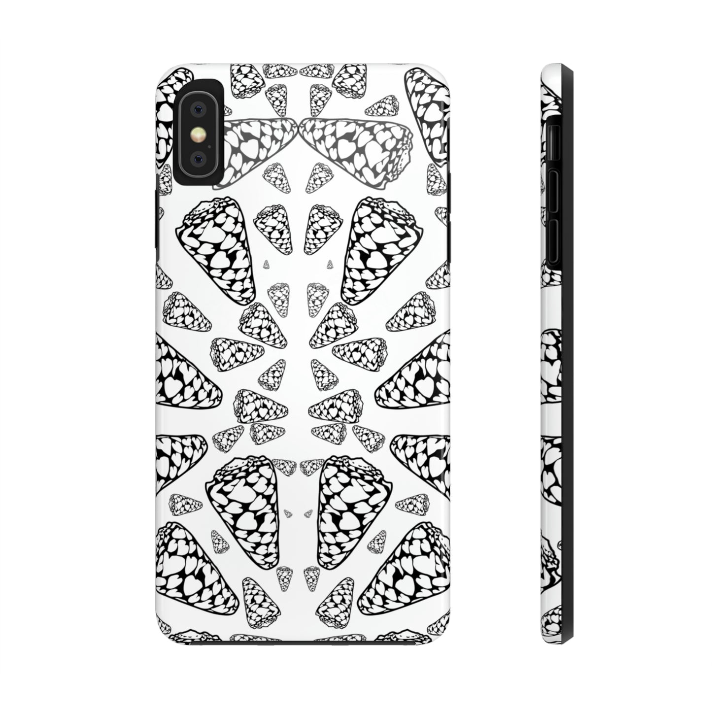 Heart Cone Shell Kaleidoscope Tough Phone Cases, Case-Mate