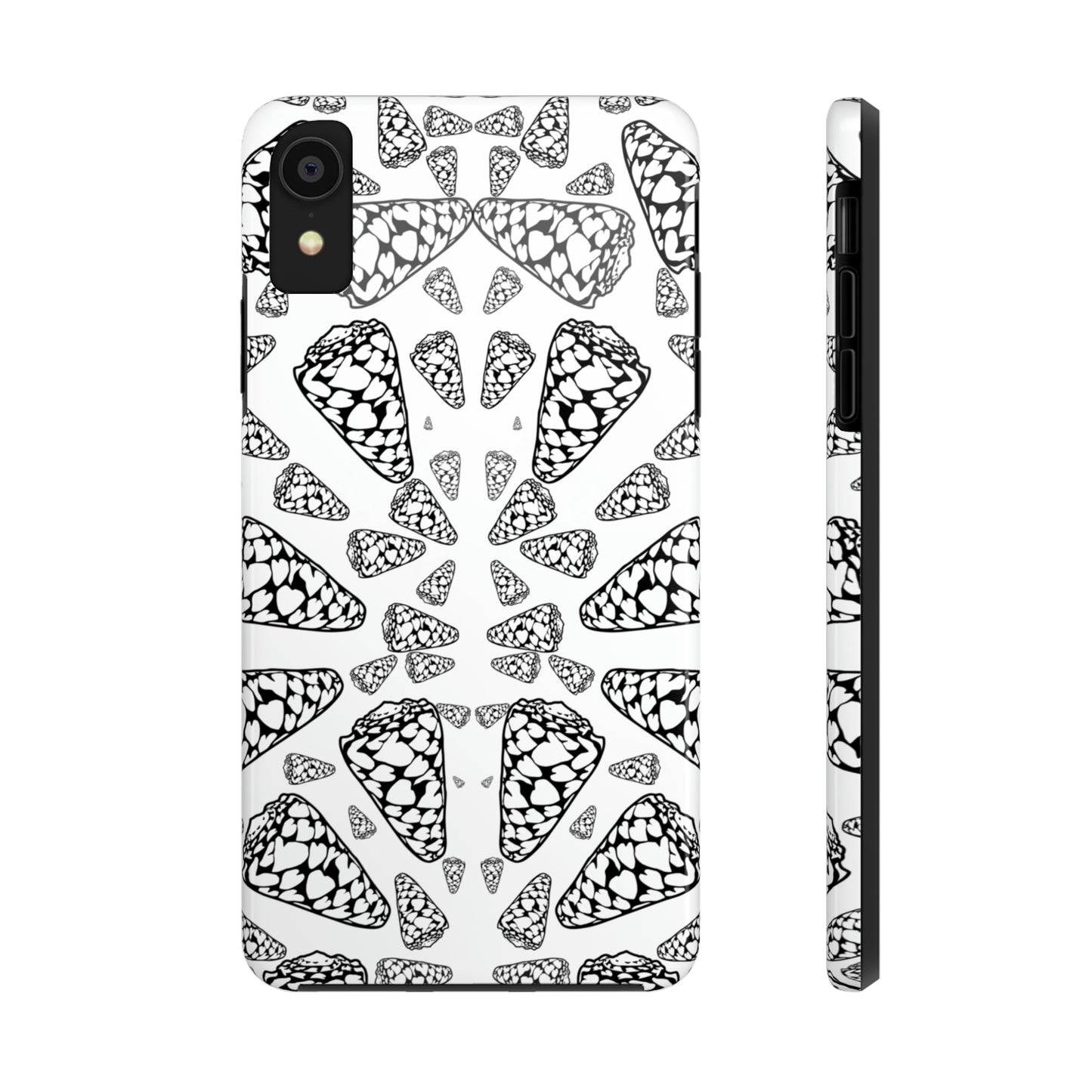 Heart Cone Shell Kaleidoscope Tough Phone Cases, Case-Mate