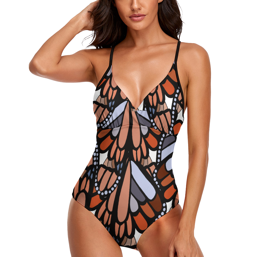 Beachy Butterfly Sling One Piece Swimsuit