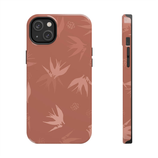 Tropical Flower Tough Phone Cases