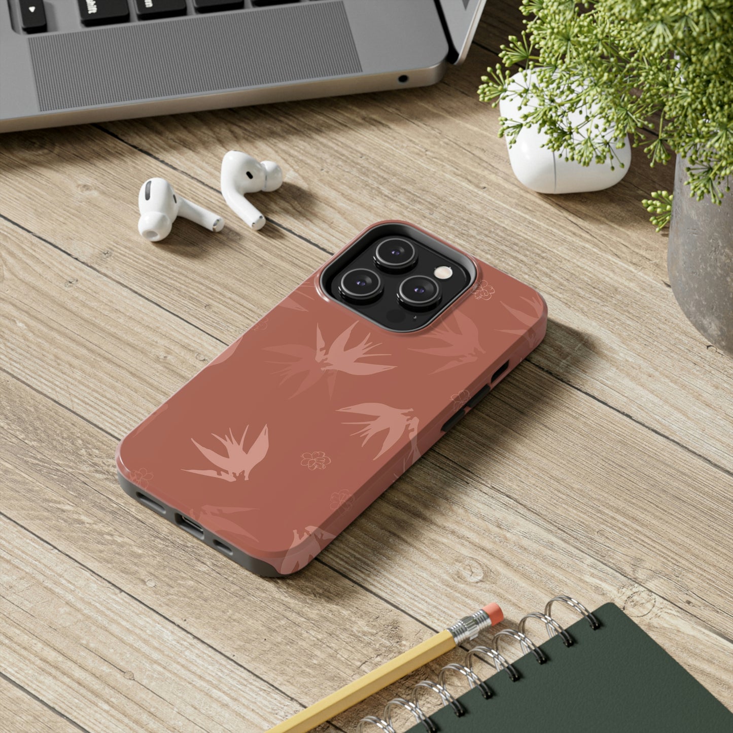 Tropical Flower Tough Phone Cases