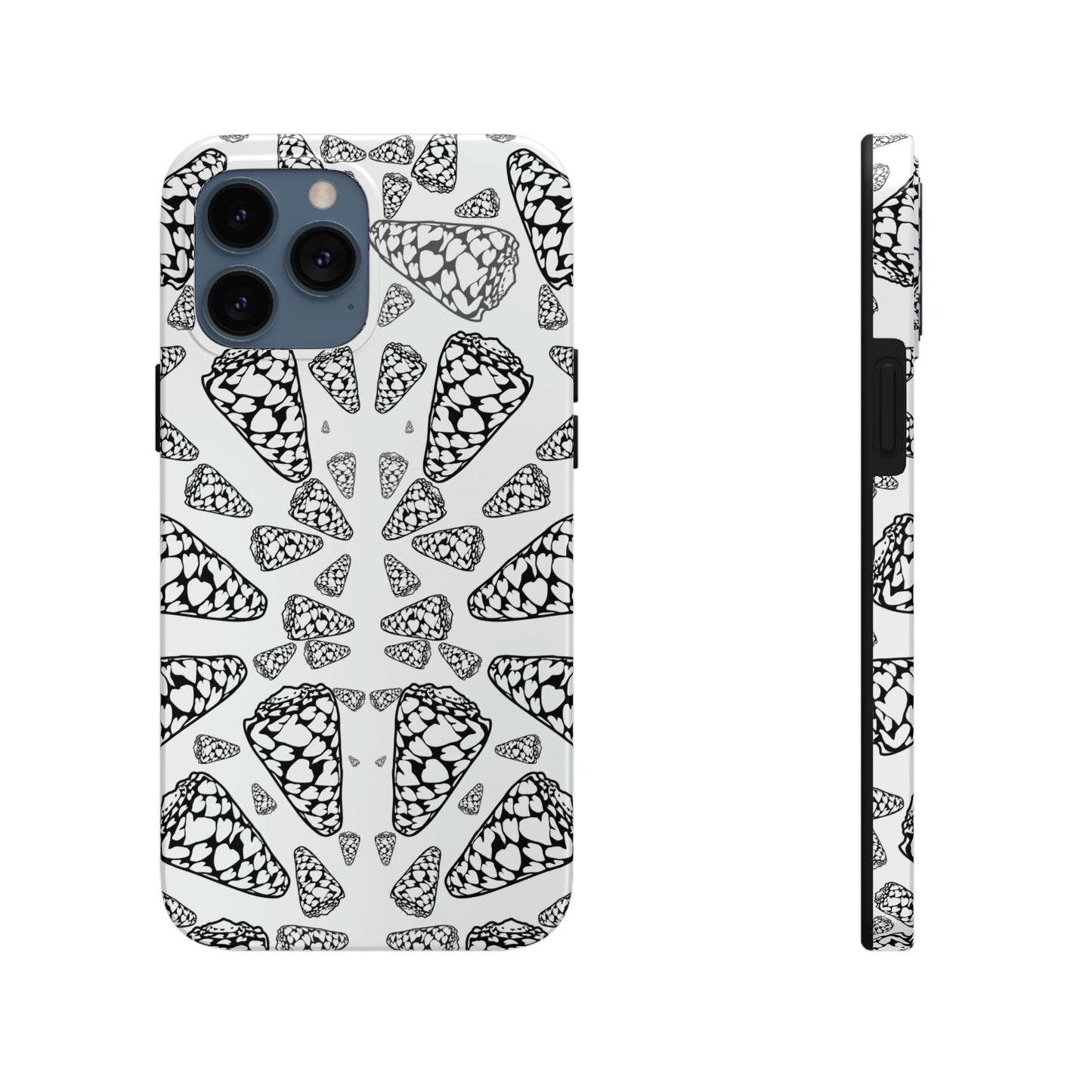 Heart Cone Shell Kaleidoscope Tough Phone Cases, Case-Mate