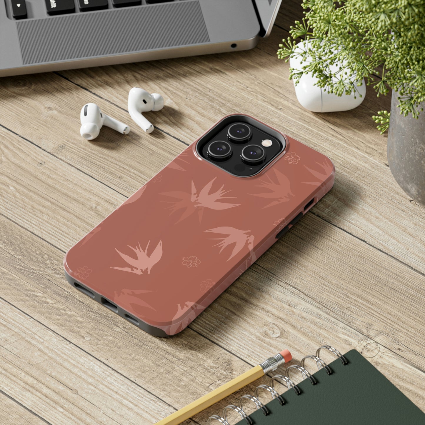 Tropical Flower Tough Phone Cases