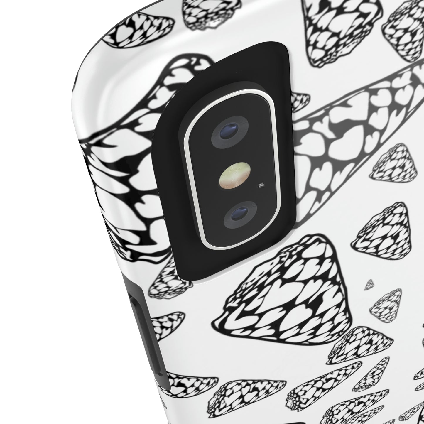 Heart Cone Shell Kaleidoscope Tough Phone Cases, Case-Mate