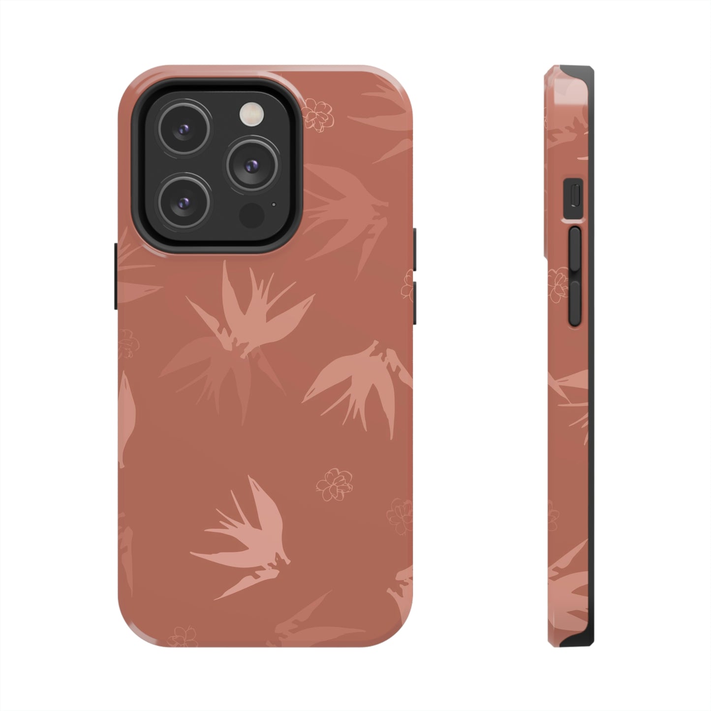 Tropical Flower Tough Phone Cases