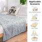 White ginger floral design blanket 60 inches by 80 inches