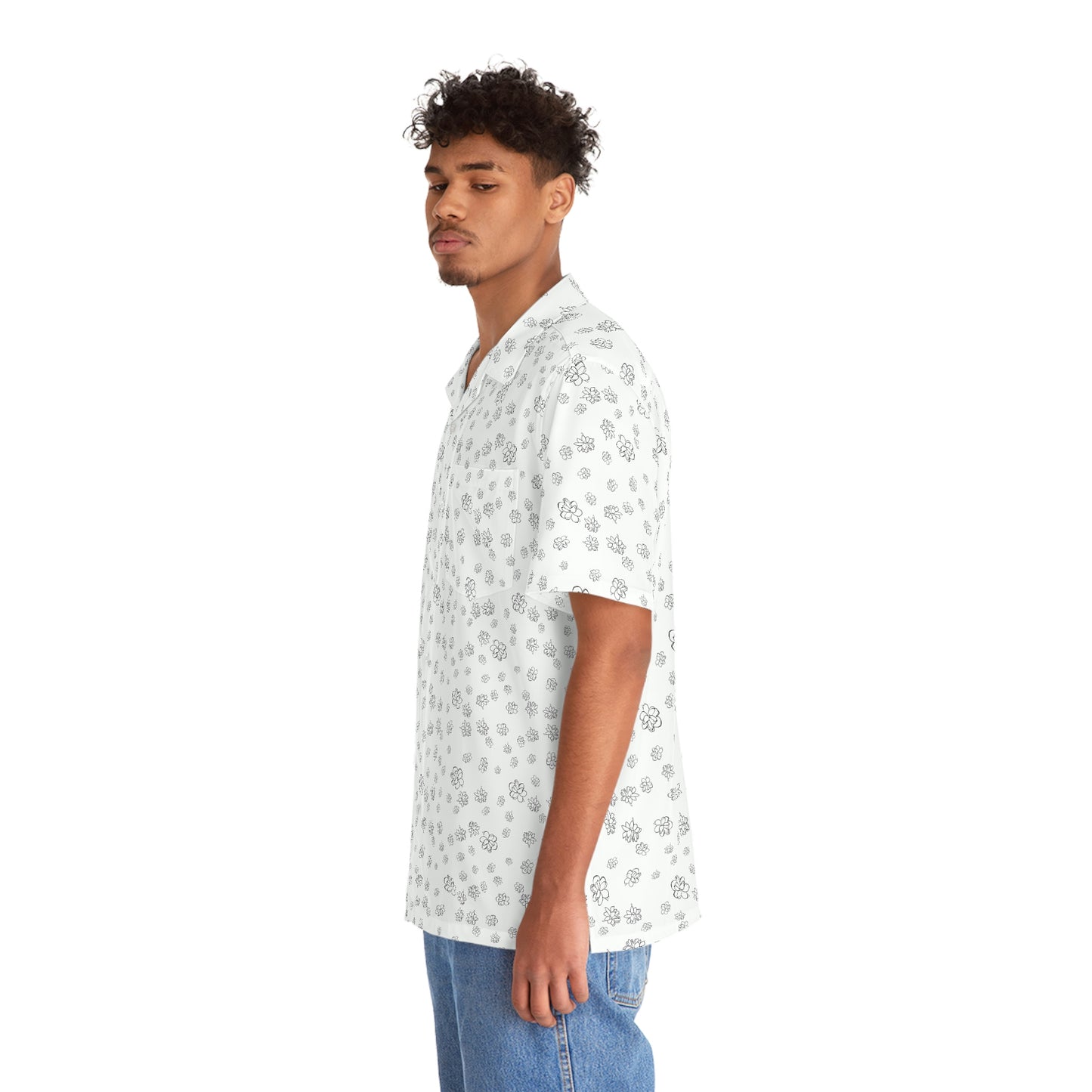 Pikake Aloha Shirt with Pocket