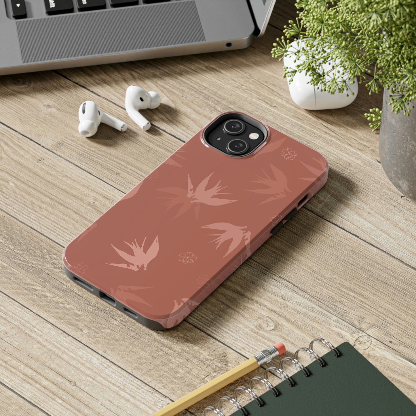 Tropical Flower Tough Phone Cases