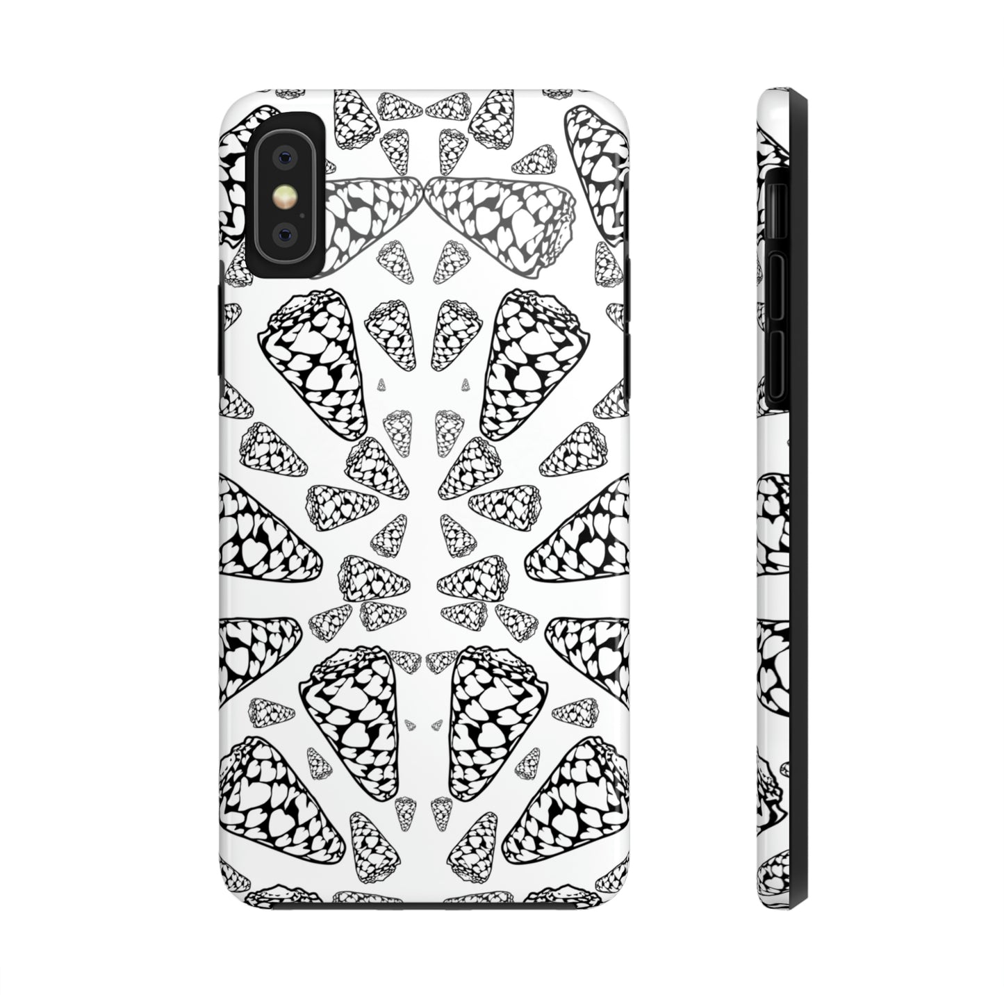 Heart Cone Shell Kaleidoscope Tough Phone Cases, Case-Mate